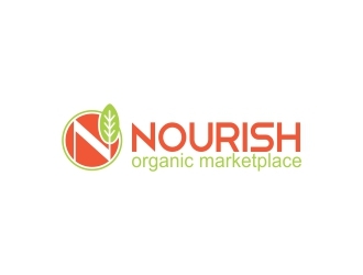 Nourish Organic Marketplace logo design by sarungan