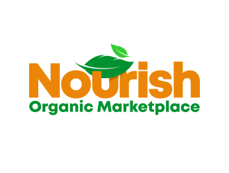 Nourish Organic Marketplace logo design by ekitessar