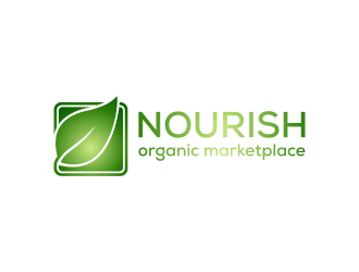 Nourish Organic Marketplace logo design by N3V4