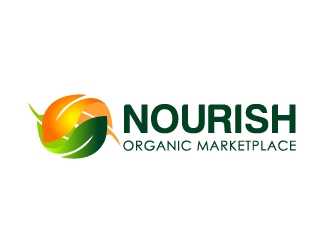 Nourish Organic Marketplace logo design by Marianne