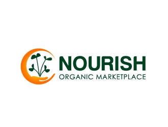 Nourish Organic Marketplace logo design by Marianne