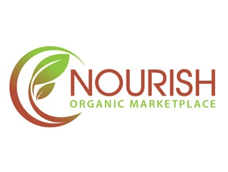 Nourish Organic Marketplace logo design by frontrunner