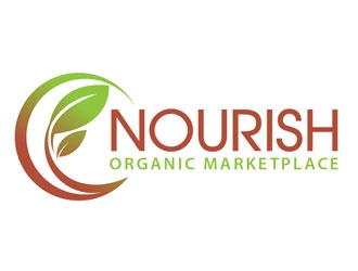 Nourish Organic Marketplace logo design by frontrunner