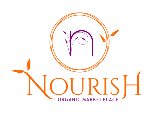 Nourish Organic Marketplace logo design by Rossee