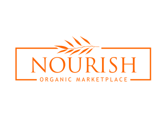 Nourish Organic Marketplace logo design by Rossee