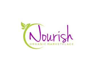 Nourish Organic Marketplace logo design by Barkah