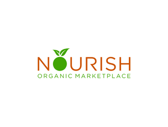 Nourish Organic Marketplace logo design by alby