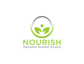 Nourish Organic Marketplace logo design by checx