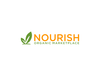 Nourish Organic Marketplace logo design by semar
