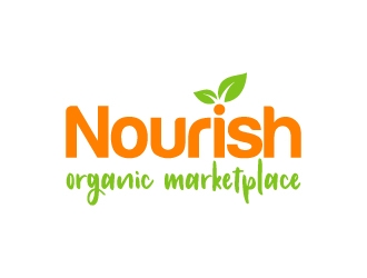 Nourish Organic Marketplace logo design - 48hourslogo.com