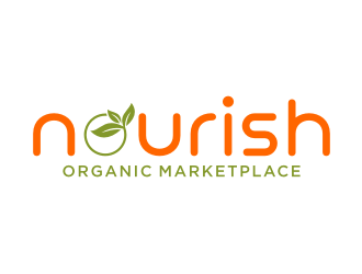 Nourish Organic Marketplace logo design by nurul_rizkon