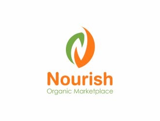 Nourish Organic Marketplace logo design by ian69