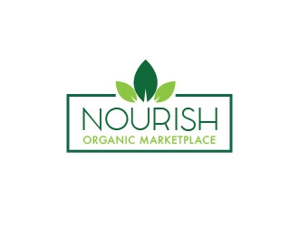 Nourish Organic Marketplace logo design by Rachel