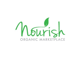 Nourish Organic Marketplace logo design by Rachel
