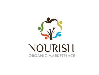 Nourish Organic Marketplace logo design by Rachel