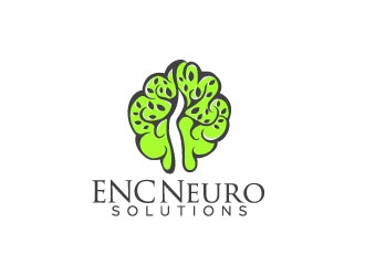 ENC Neuro Solutions logo design by maze