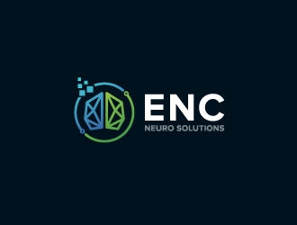 ENC Neuro Solutions logo design by fillintheblack