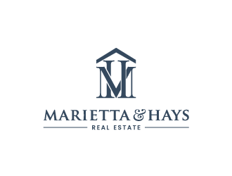 Marietta & Hays Real Estate  logo design by shadowfax