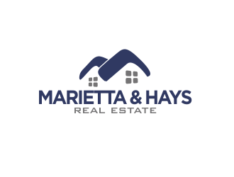 Marietta & Hays Real Estate  logo design by YONK