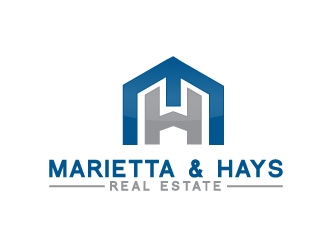 Marietta & Hays Real Estate  logo design by NikoLai