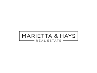 Marietta & Hays Real Estate  logo design by KQ5