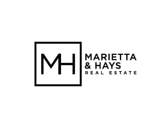 Marietta & Hays Real Estate  logo design by Lovoos