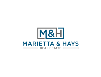 Marietta & Hays Real Estate  logo design by Nurmalia