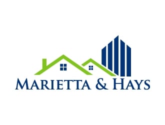 Marietta & Hays Real Estate  logo design by Kirito
