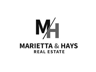 Marietta & Hays Real Estate  logo design by Webphixo