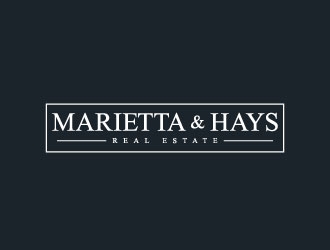 Marietta & Hays Real Estate  logo design by DesignPal