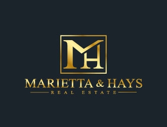 Marietta & Hays Real Estate  logo design by DesignPal