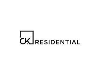 CK Residential logo design by pete9