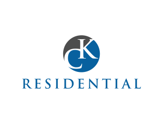 CK Residential logo design by BlessedArt