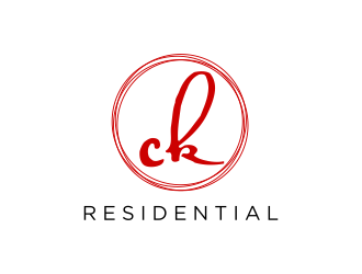 CK Residential logo design by ammad