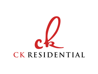 CK Residential logo design by johana