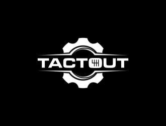 TACTOUT logo design by p0peye