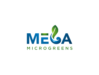 Mega Microgreens logo design by R-art