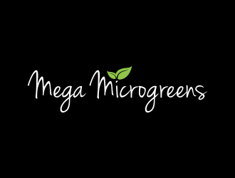 Mega Microgreens logo design by hopee