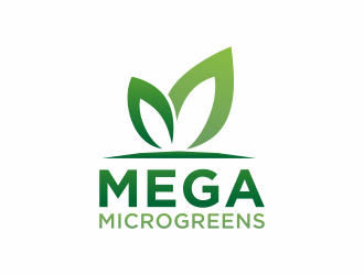 Mega Microgreens logo design by hidro