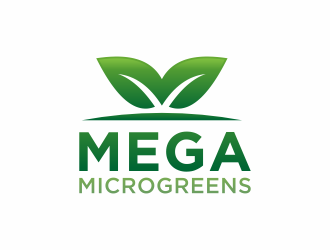 Mega Microgreens logo design by hidro
