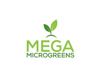 Mega Microgreens logo design by aryamaity