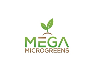 Mega Microgreens logo design by aryamaity