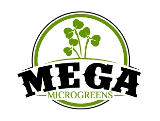 Mega Microgreens logo design by AamirKhan