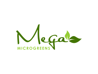 Mega Microgreens logo design by ammad