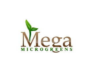 Mega Microgreens logo design by uttam