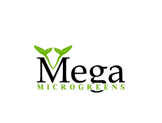 Mega Microgreens logo design by uttam