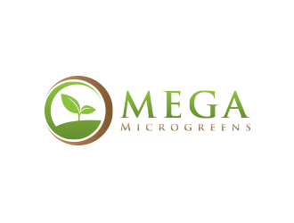 Mega Microgreens logo design by Inlogoz