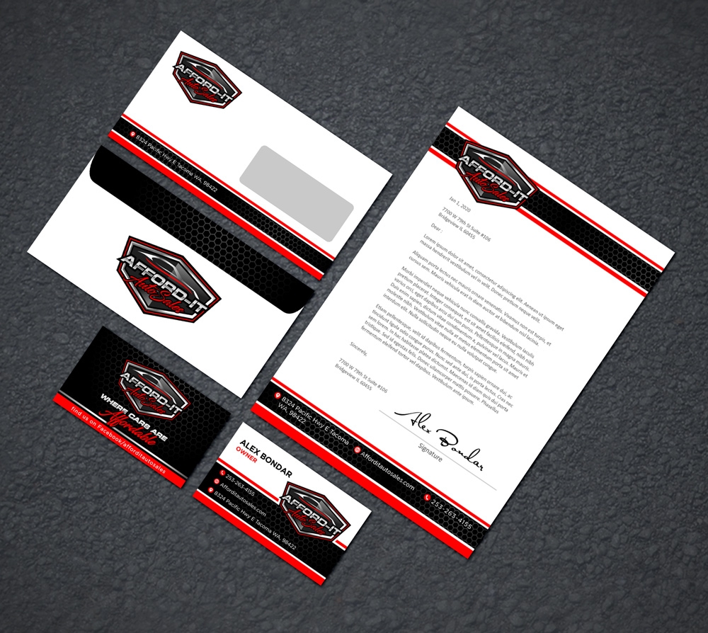 Afford-It Auto Sales logo design by aRBy