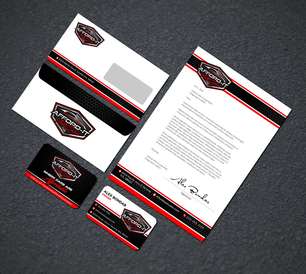 Afford-It Auto Sales logo design by aRBy
