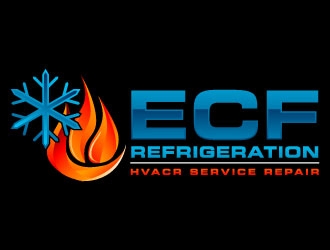 ECF REFRIGERATION logo design by J0s3Ph